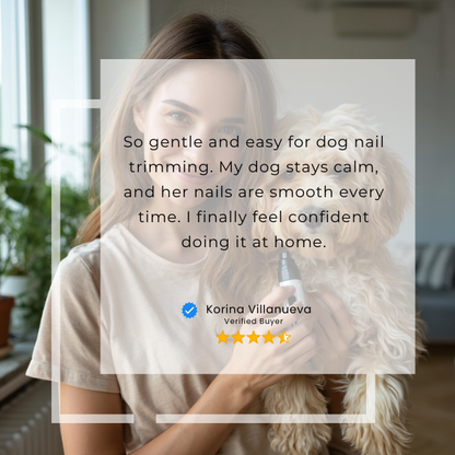 CuddlePaw™ Quiet Gentler nail greinder